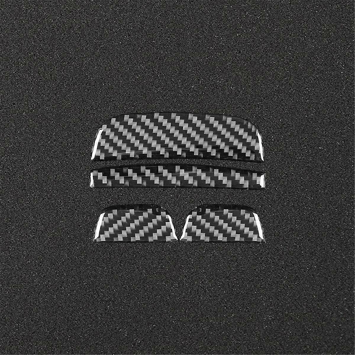 Carbon Fiber for C Class W203 2005-2007 Center Console Armrest Box Switch Cover Trim Interior Access