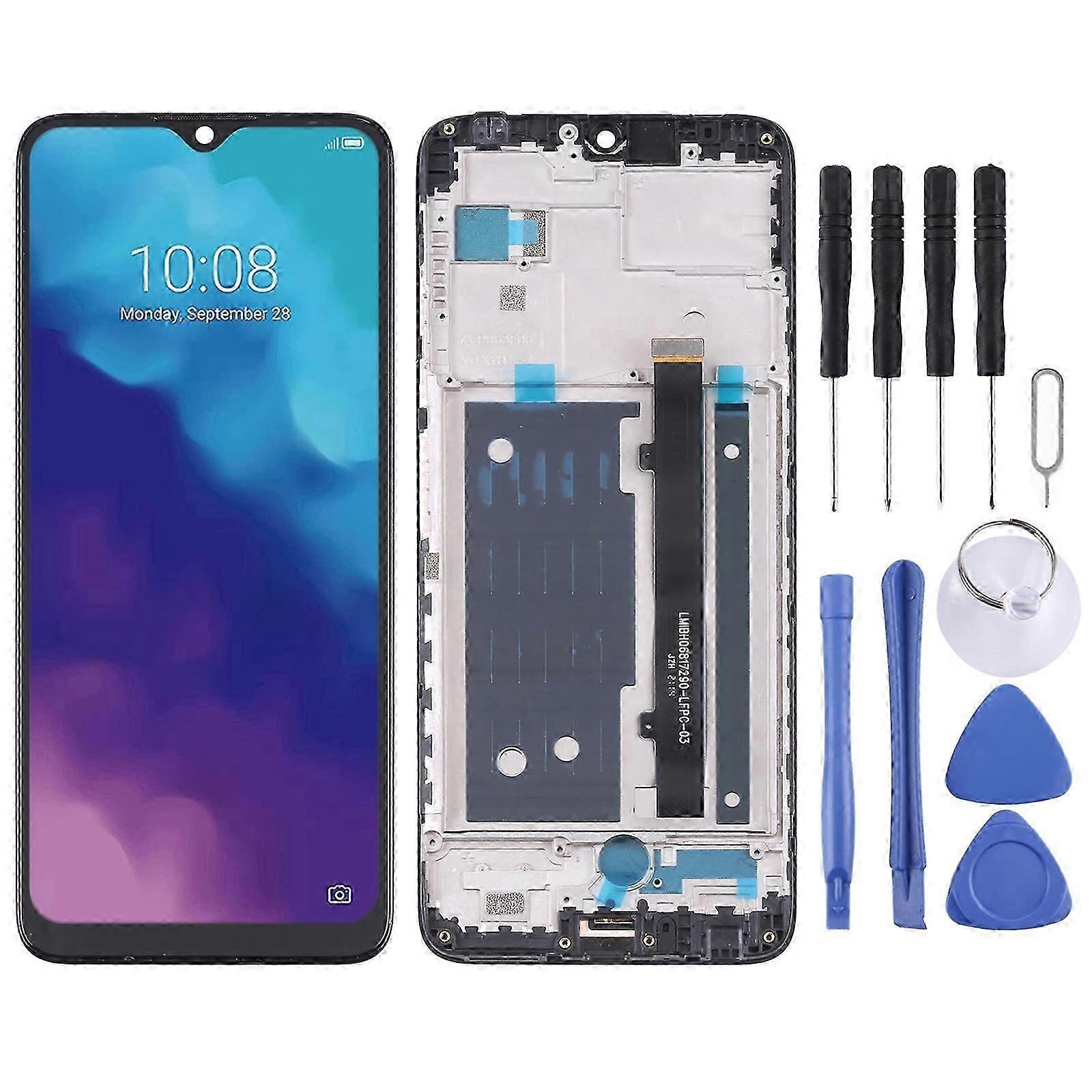 LCD Screen and Digitizer Full Assembly with Frame For ZTE Blade V30 Vita