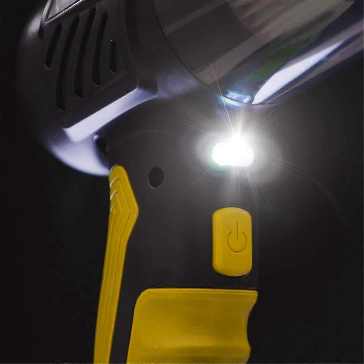 Wireless Hand Vacuum Cleaner & Air Compressor with 