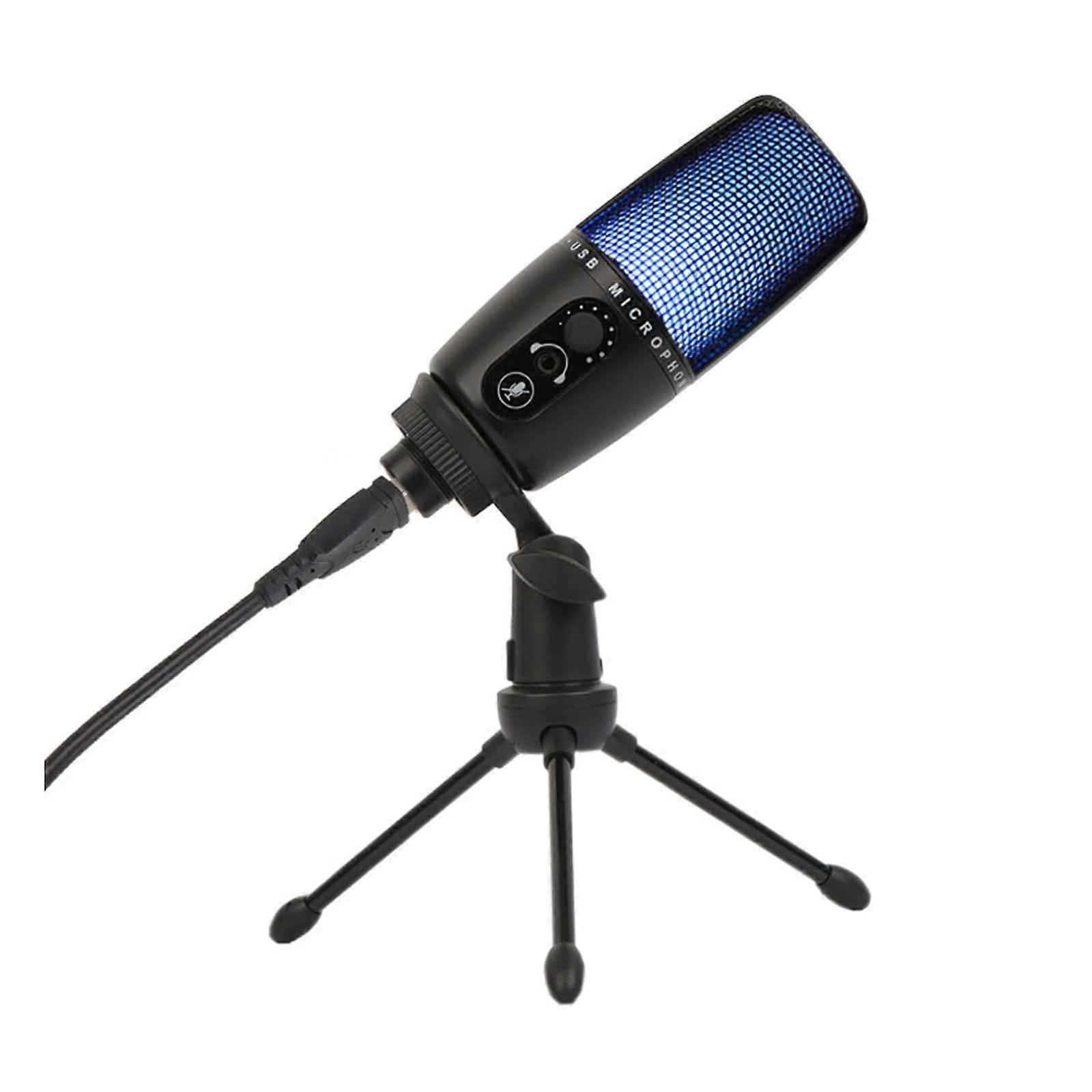 USB Condenser Gaming Microphone with Supercardioid Pickup, Plug & Play Design, for PC and Mobile Gaming, High-Quality Audio Recording