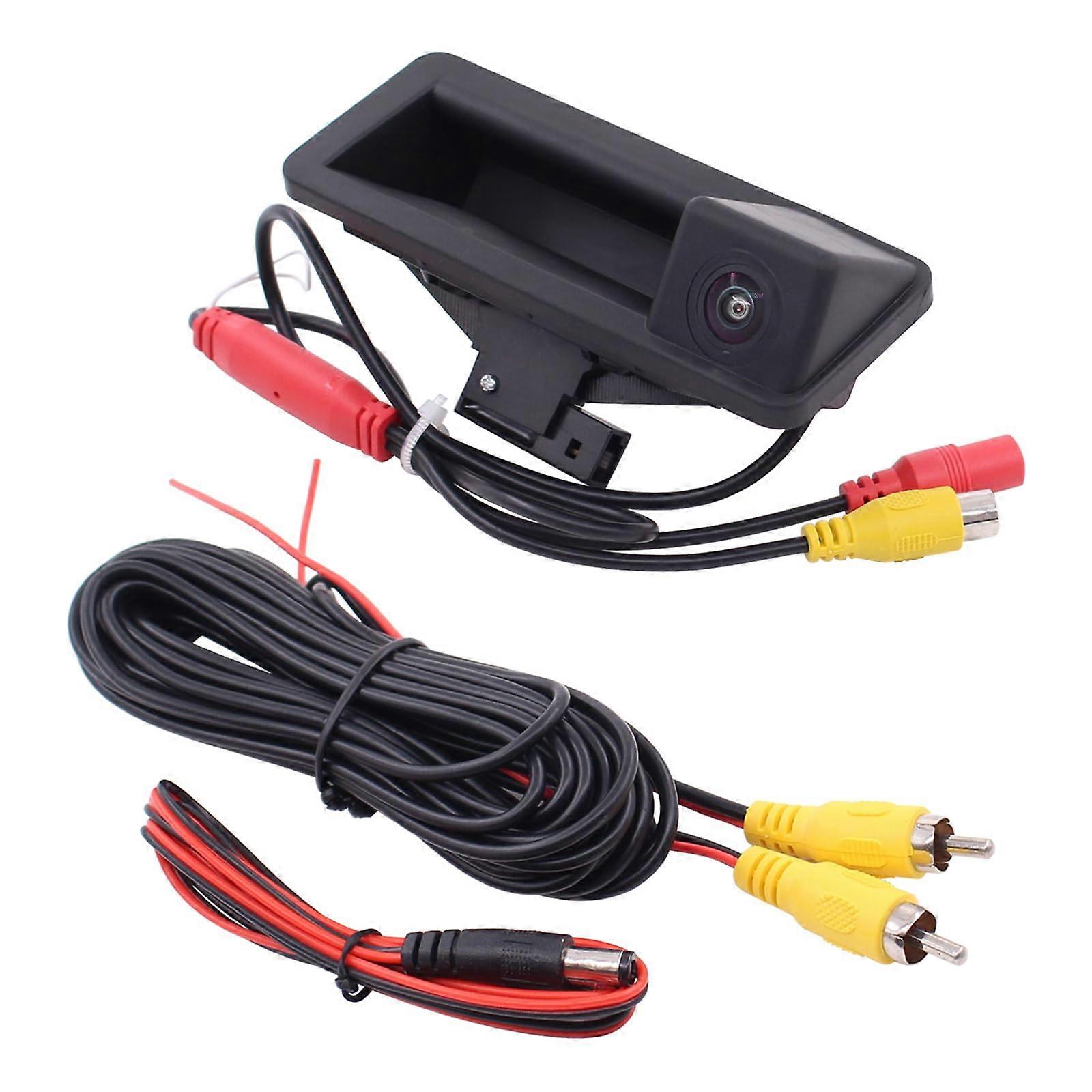 Trunk Handle Rearview Backup Camera For BMW 3/5 Series And GT XDrive Including 318i/320i/328i/330i/335i