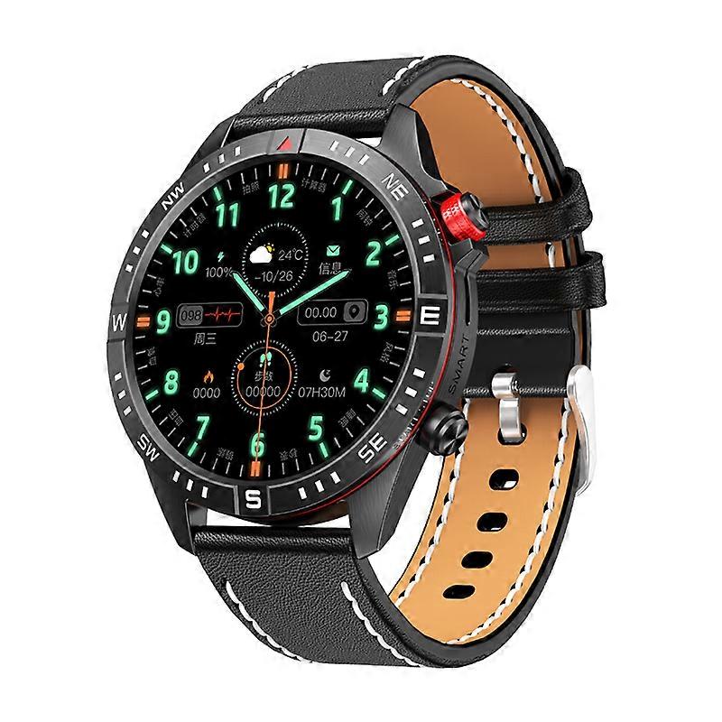 Smartwatch with Bluetooth Calling and Multiple Sport Information Notifications, Fitness Tracker (Black)