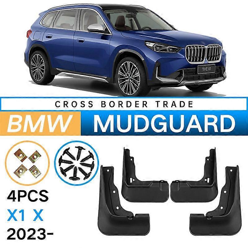 con Applicable To Bmw X1 X 2023 Soft Rubber Fender Car Tire Splasher Exterior Modification