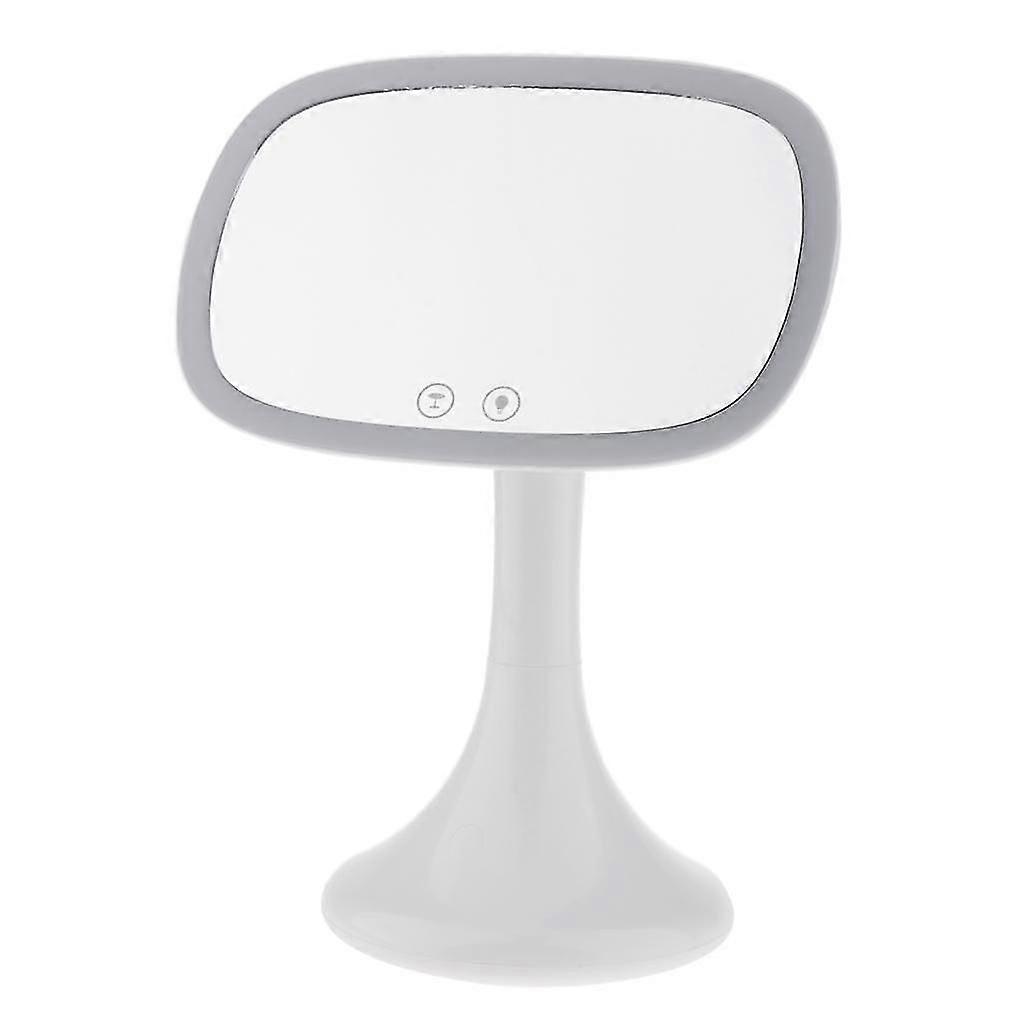 Desktop Stand Vanity Makeup Mirror Adjustable Touch Screen 37 LED Light USB