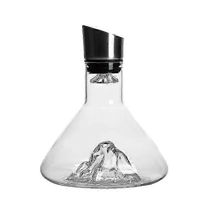 Iceberg Wein DekanterKristallglas Rotwein Schnellfilter Wake UpWeinspender-2025-ss