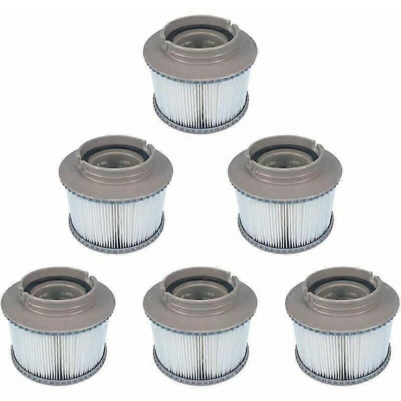 Set med 6 reservfilter för MSPA FD2089