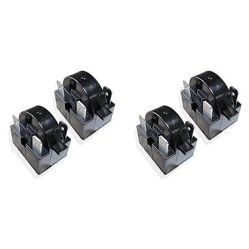 4X PTC Start Relay QP2-4.7 QP2-4R7 4.7 Ohm for Mini Fridges Refrigerator Starter Relay Compatibility