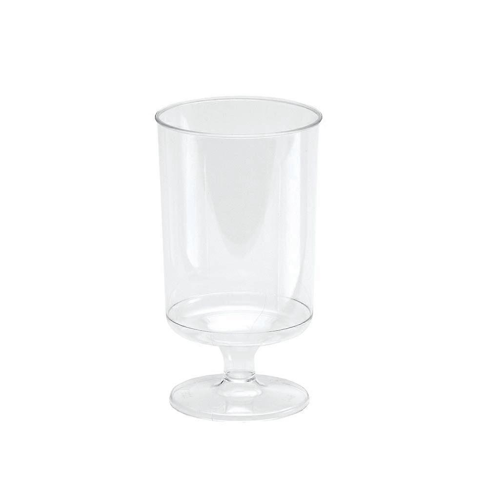 Comet 2Piece Plastic Pedestal Glass, 5.75Ounce, Clear (500Count)