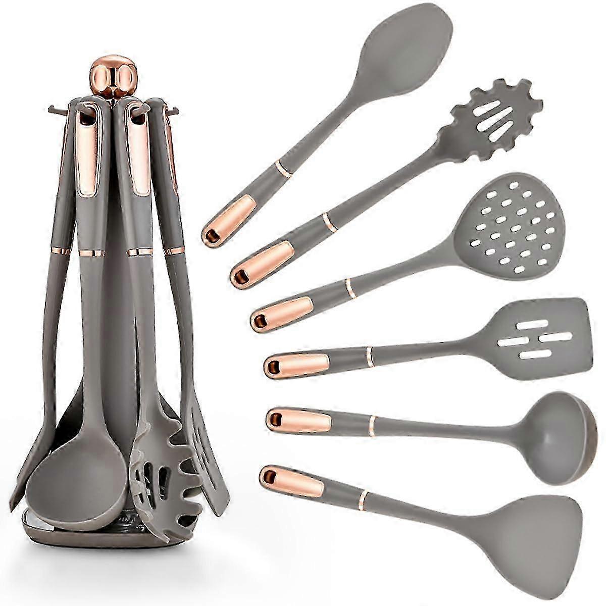 6 Pieces Silicone Cooking Utensil Set for Kitchen Cooking