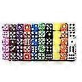 100-pack Dice / Dice - Six-sided for Party/Game/Puzzle multi-color