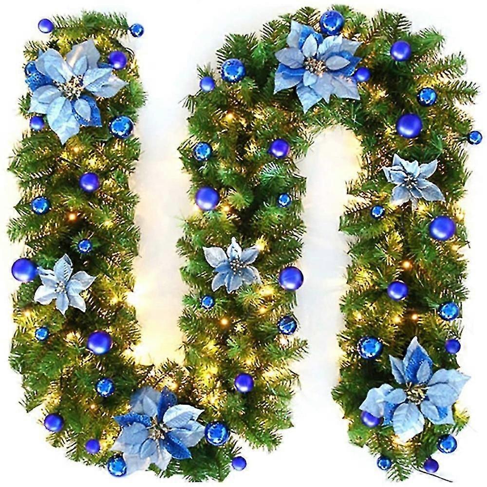 2.7m Natal Rattan Guirlanda Decorativa Coroa de Natal Árvore Artificial Rattan Banner Pendurado Enfeites Home Party Escada Pingente