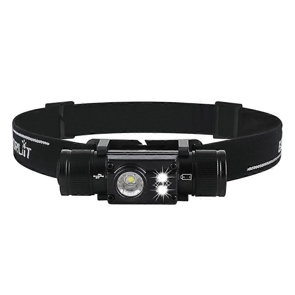 HP500 Waterproof LED Headlamp, Powered by Rechargeable Type-C Battery, Ideal for Fishing, Hunting or Camping, 18650