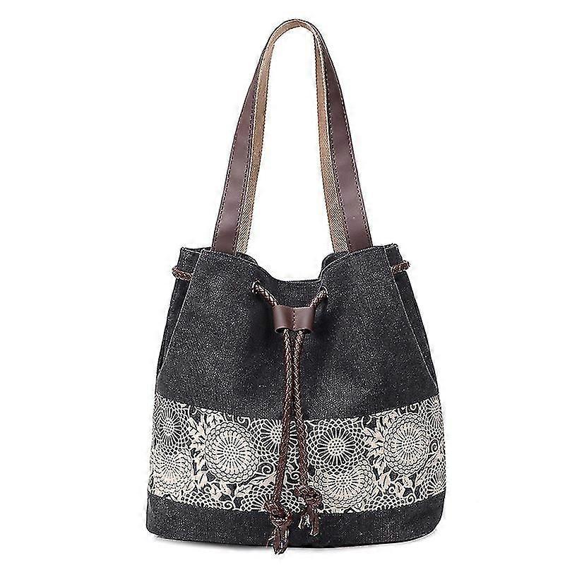 Kvinder Håndtasker Skuldertasker Lærredstasker Casual Messenger Tasker Store håndtasker Tasker med stor kapacitet Dual-purpose Canvas Bags