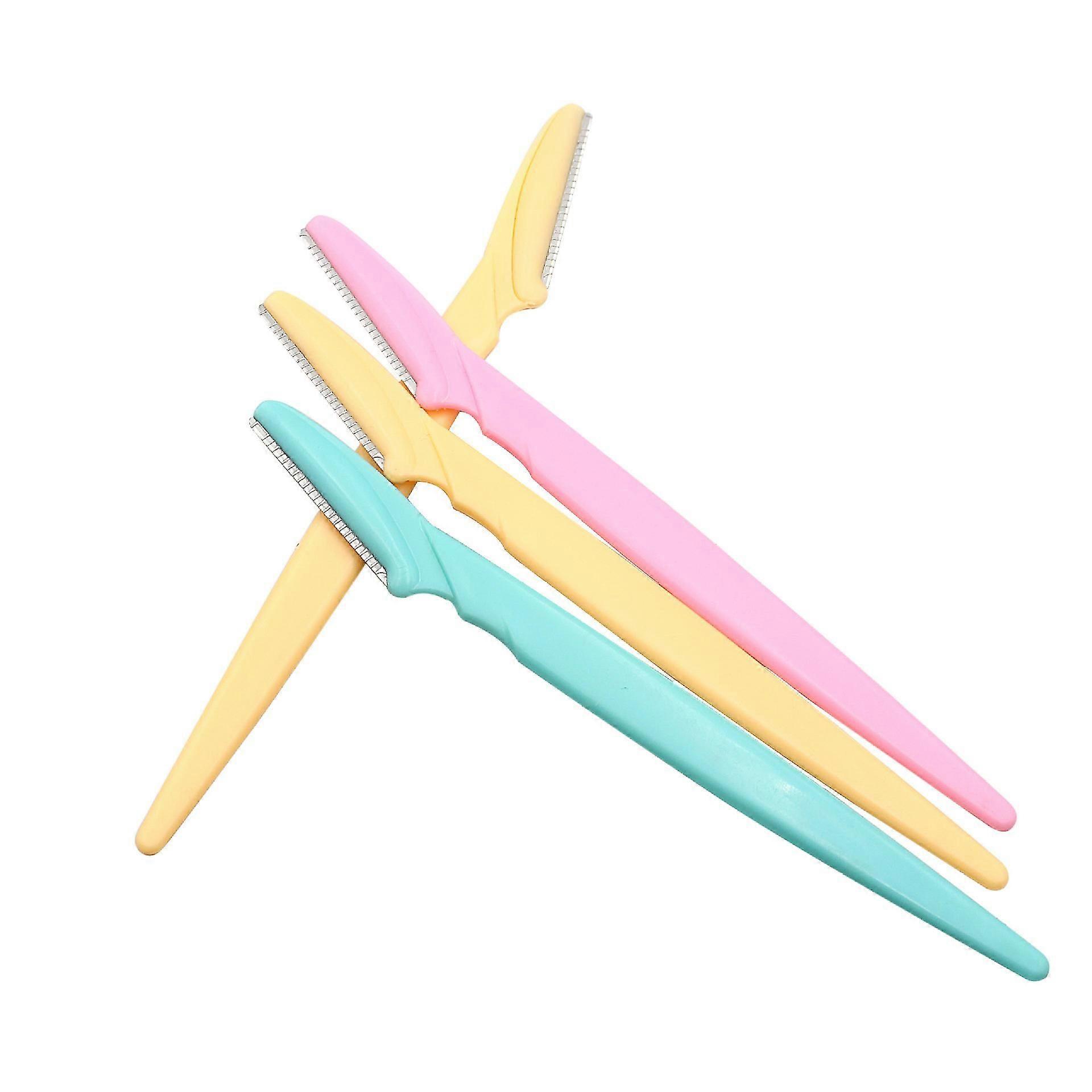 10pcs Tondeuse à sourcils Rasoir pointu Tondeuse à sourcils, maquillage Tondeuse à sourcils