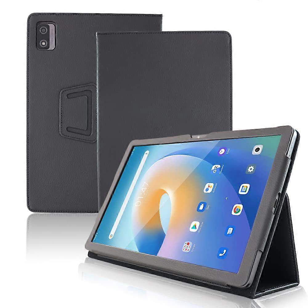 Tablet Case Compatible with Blackview Tab 12/ Blackview Tab13, Premium  Leather Folio Case, Black