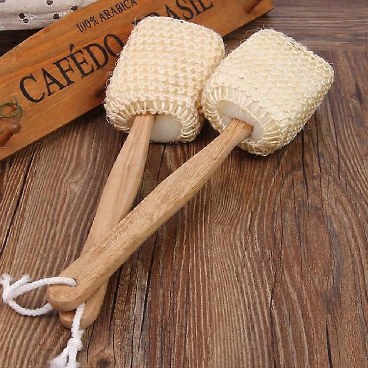 Natural Sisal Rubbing Back Brush Sponge Bath Brush