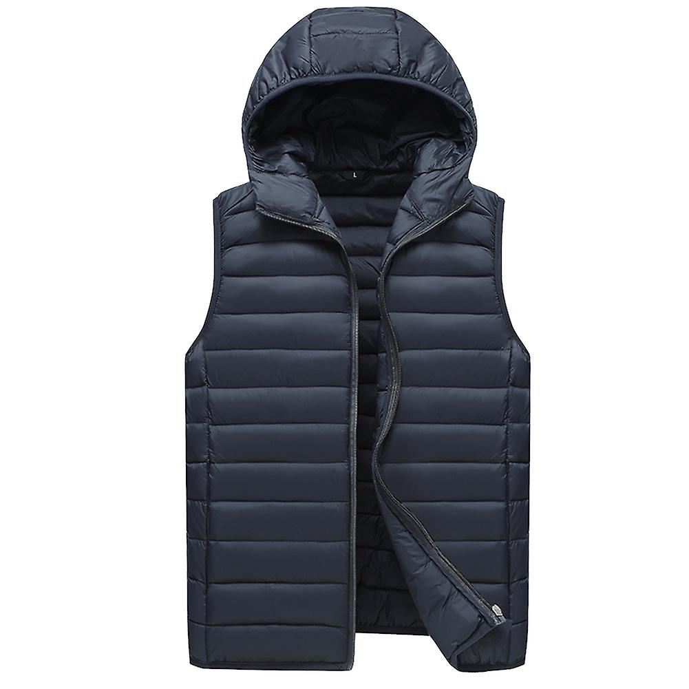 Cloudstyle Mens Casual Hooded Padded Vest