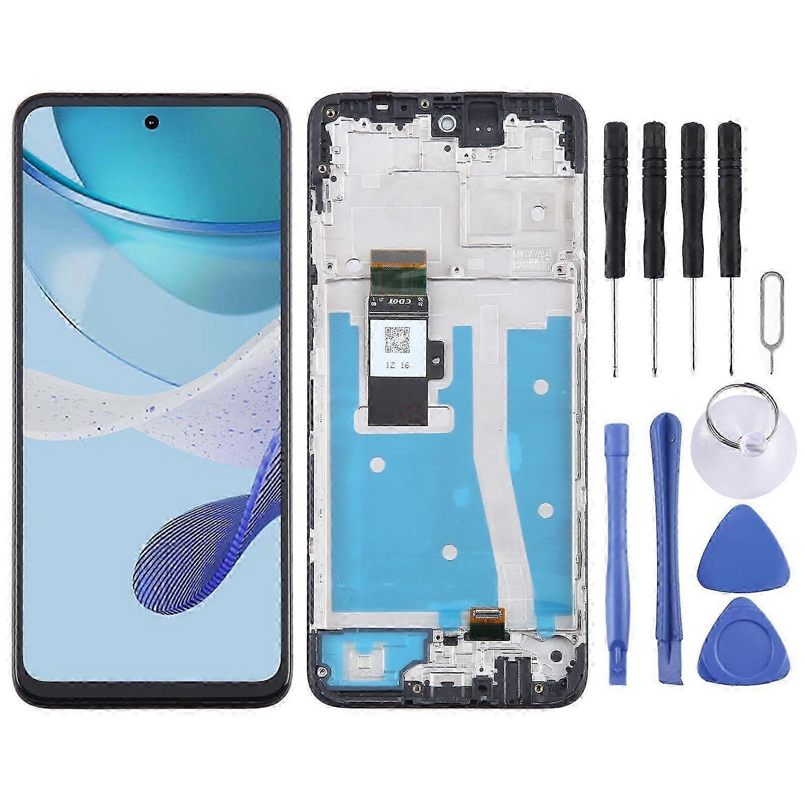 LCD Screen with Frame For Motorola Moto G53