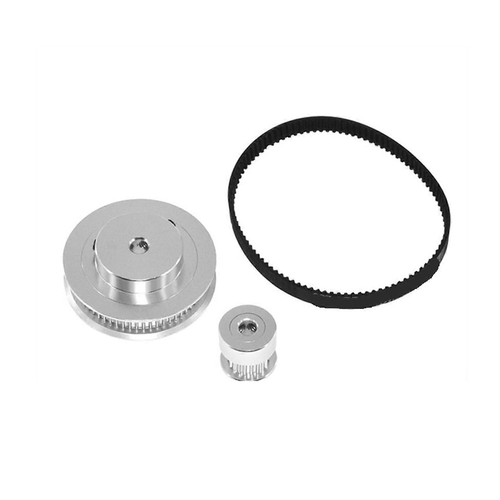2GT Timing Pulley Kit 1 Set for 3D Printers, GT2 80:20 Gear Ratio, 20 Teeth, Belt Width 6/10mm, Inner Diameter 5/6/8/10mm