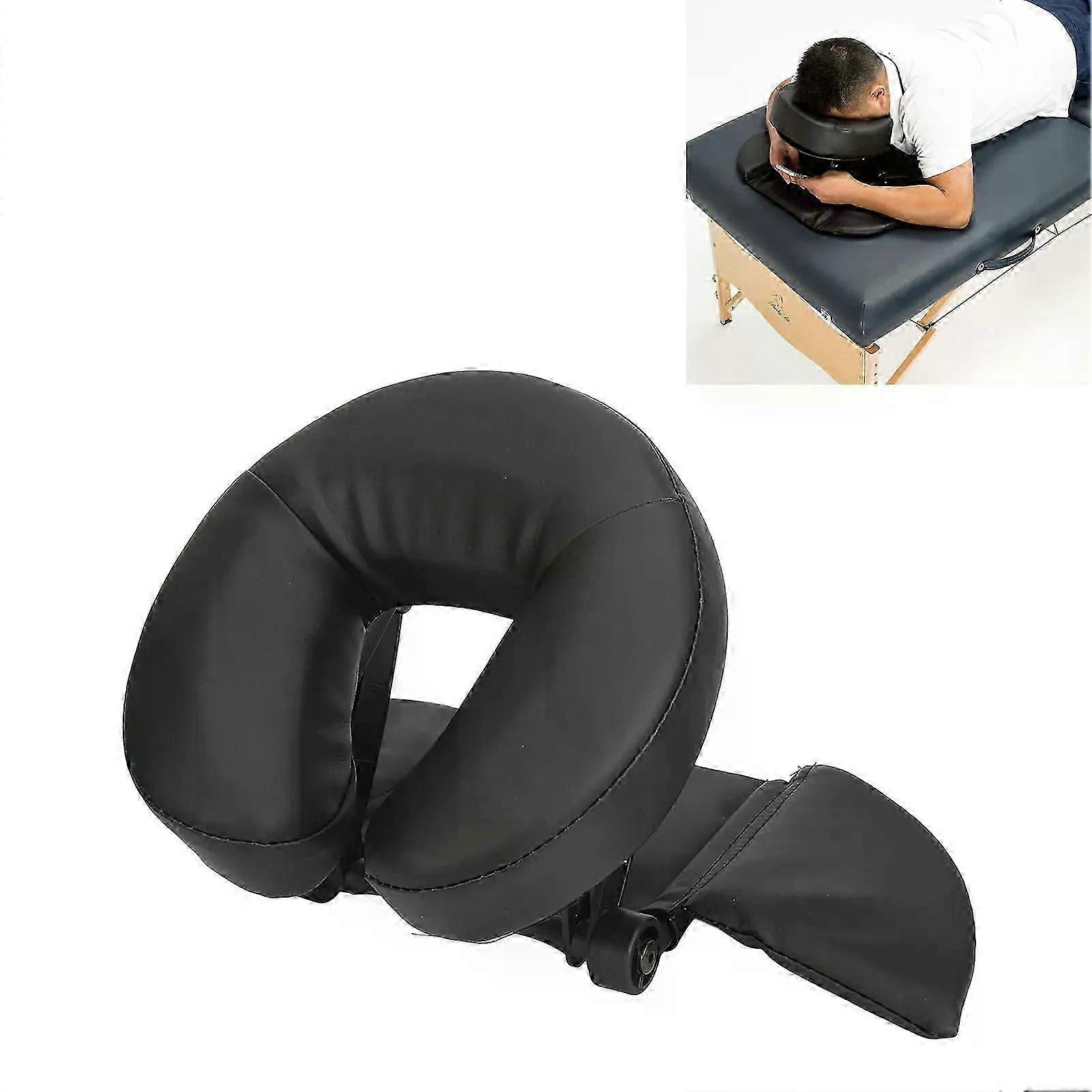 Massage Table Face Cushion with Pad Soft Comfortable Height Adjustable Massage Table Headrest Face Pillow Massage Face Cushion