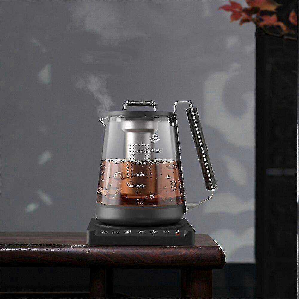 maker black glass automatic kettle steam spray teapot electric