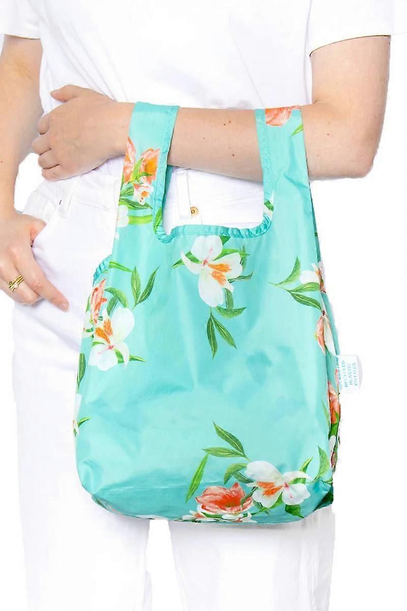 Kind Bag London Mini Reusable Bag - Floral Blue