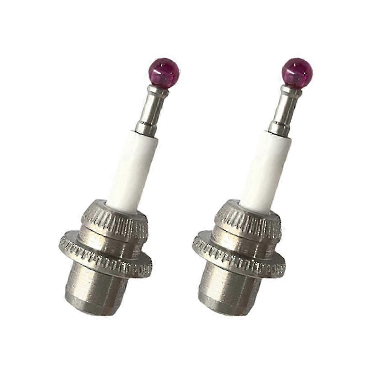 Precision 3D Sensor Touch Probe Stylus M3 - 4mm Ruby Ball Ceramic Tip for CNC/CMM Machining (2-Pack)
