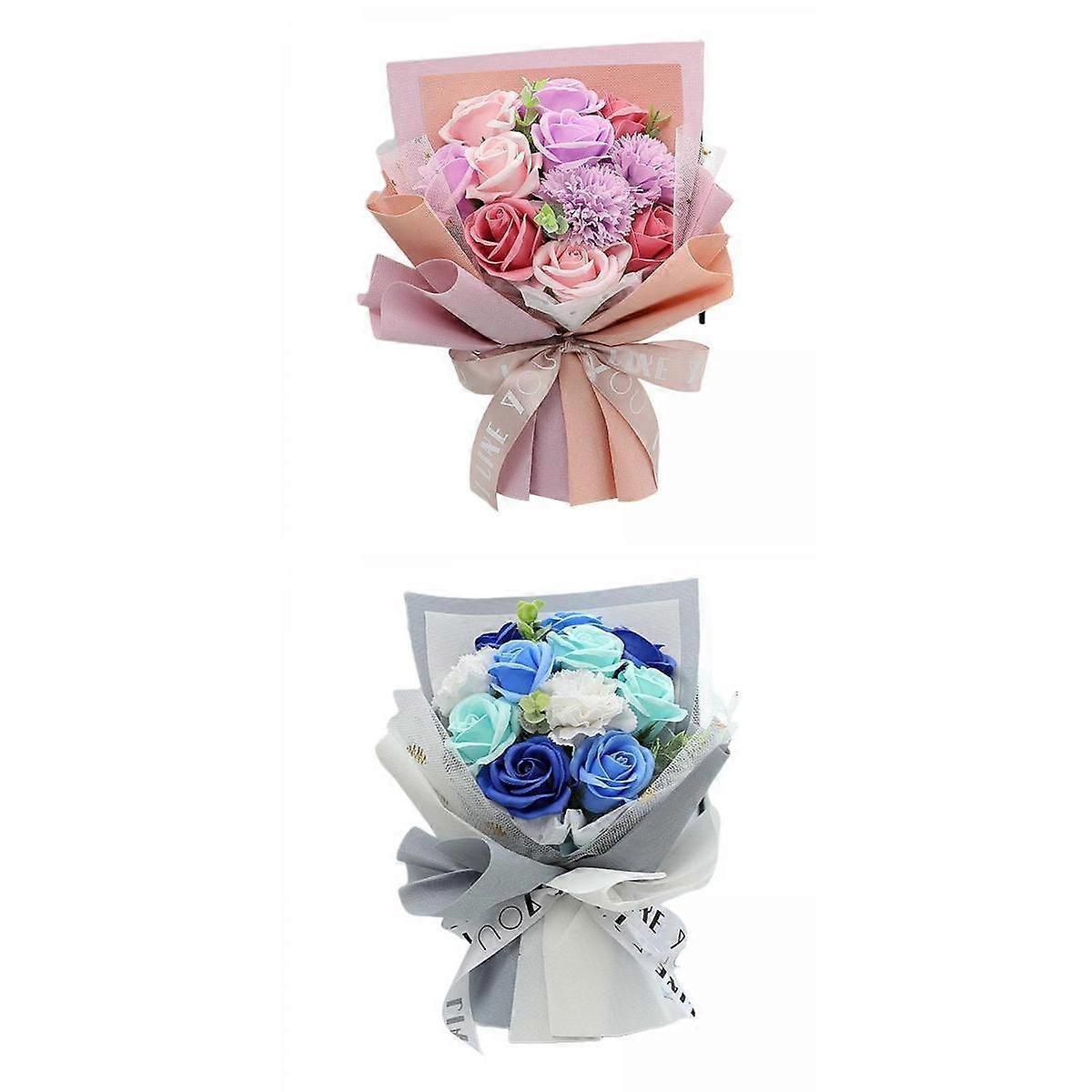 2Pcs Creative Carnation Birthday Decoration Ornament