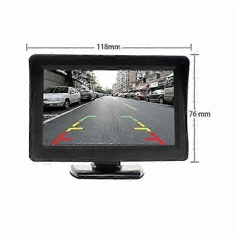 Wireless Backup Camera System Kit pentru masina / Camion / Van / Pickup / Autorulota 4.3 '' Monitor Retroviziune Sistem de backup