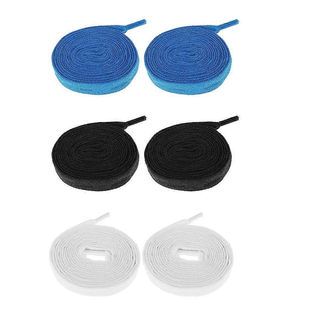 3 Pairs Strong Skate Shoelaces for Outdoor Roller Skates Ice Skating Shoes Laces