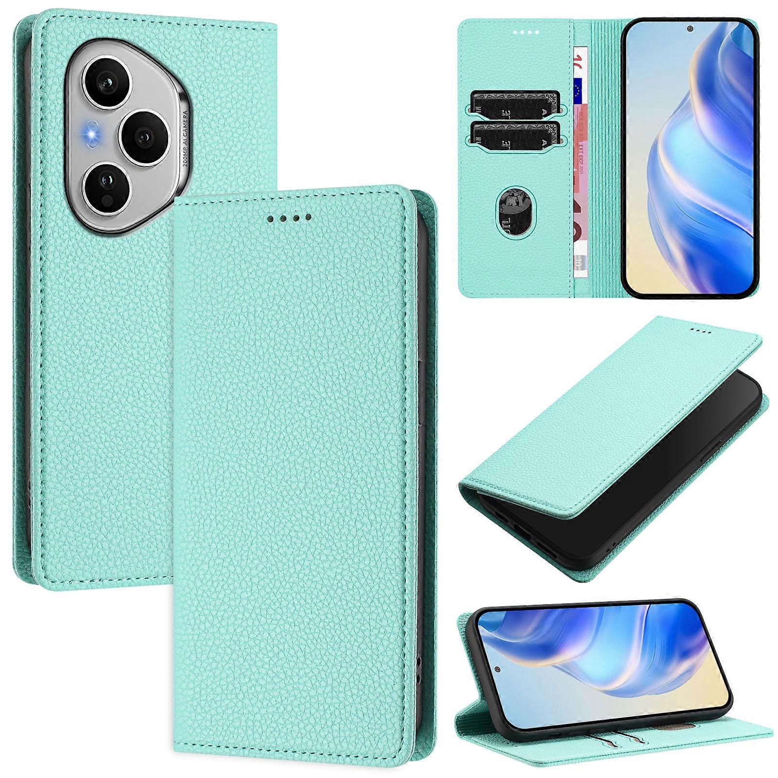 Compatible For Honor 400 Pro 5G (Global) Wallet Case RFID Litchi Texture Leather Mobile Cover