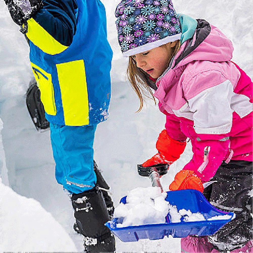 Utendørs strand barnespade plast tykk snøspade blå