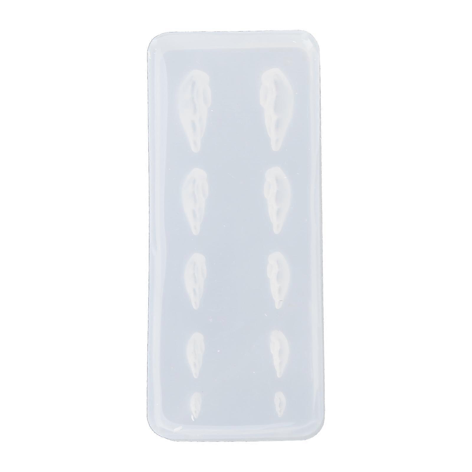 3D Ear Clay Molds Non Stick Easy to Demold 3D Elf Ear Clay Molds for Elf Ear Epoxy Resinn Casting DIY Handmade Craft Multicolor