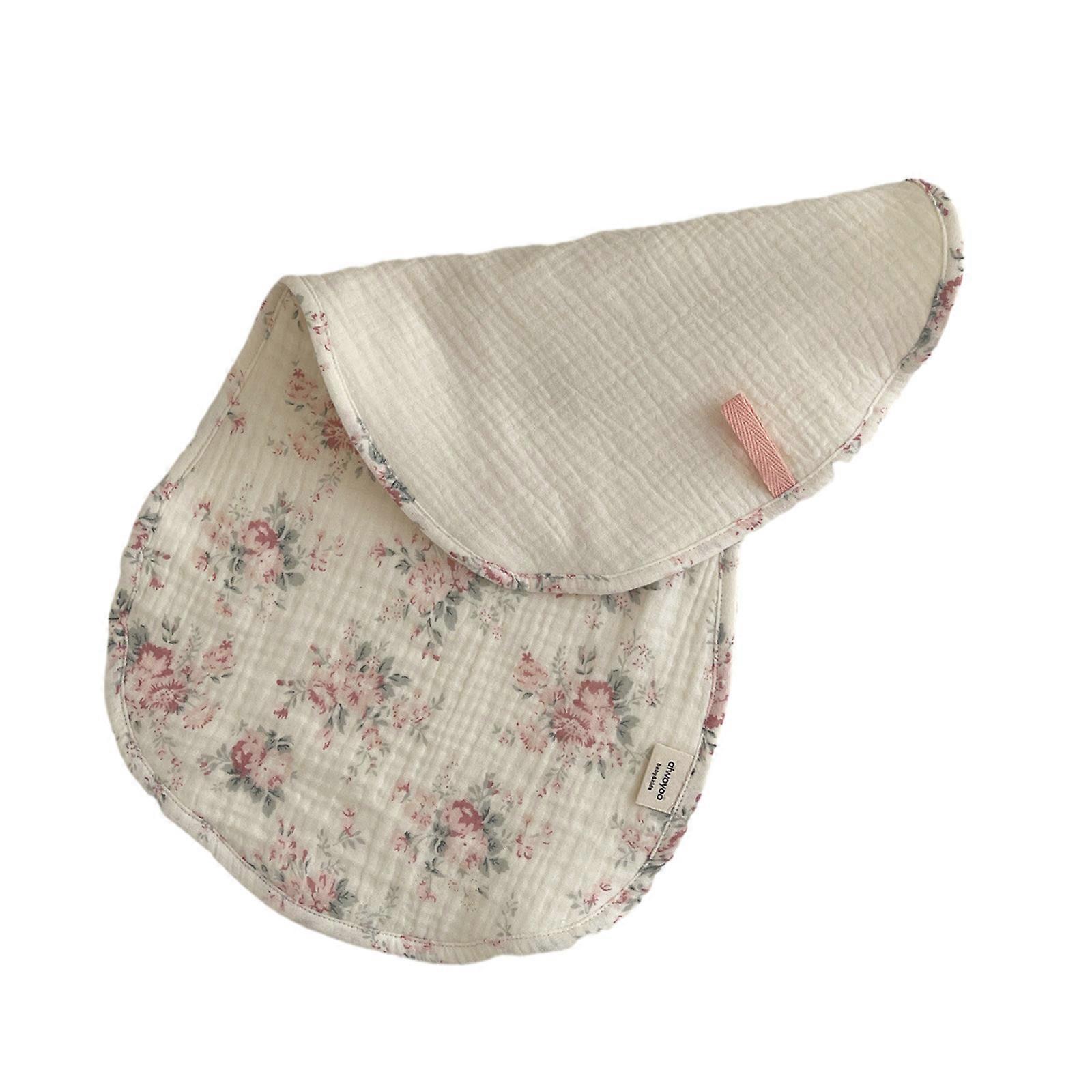 6-Layer Cotton Burp Cloths Soft & Absorbent Burp Rags Thick Burping Towels Versatile Spit-up Bibs Stylish & Effective
