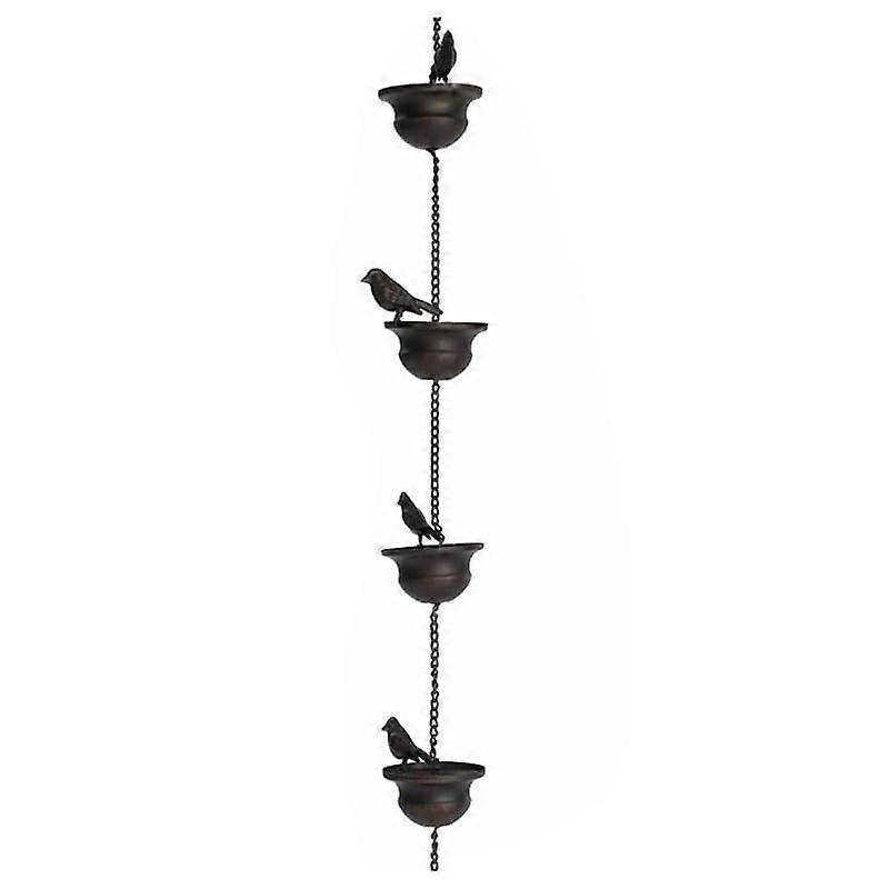 Rain chain Rain chain made of metal, rain chain for the garden, as a pendant, decoration rain chain drainage chain Ref: 2605