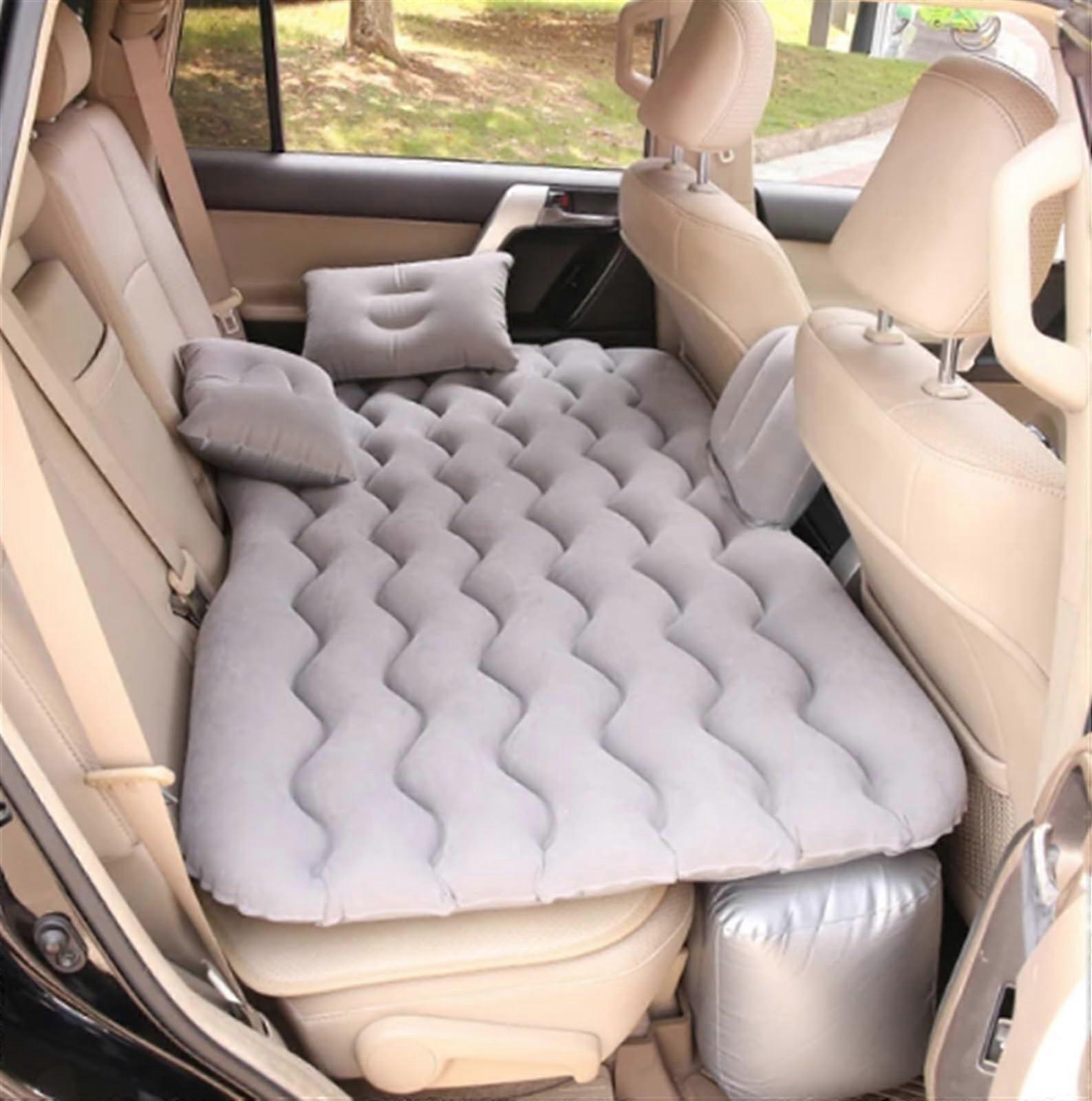 Auto Mattress Universal Air Mattress For The Car, Inflatable Travel Mattress, Bed For The Back Seat, Multifunctional Sofa Cushion, Gray