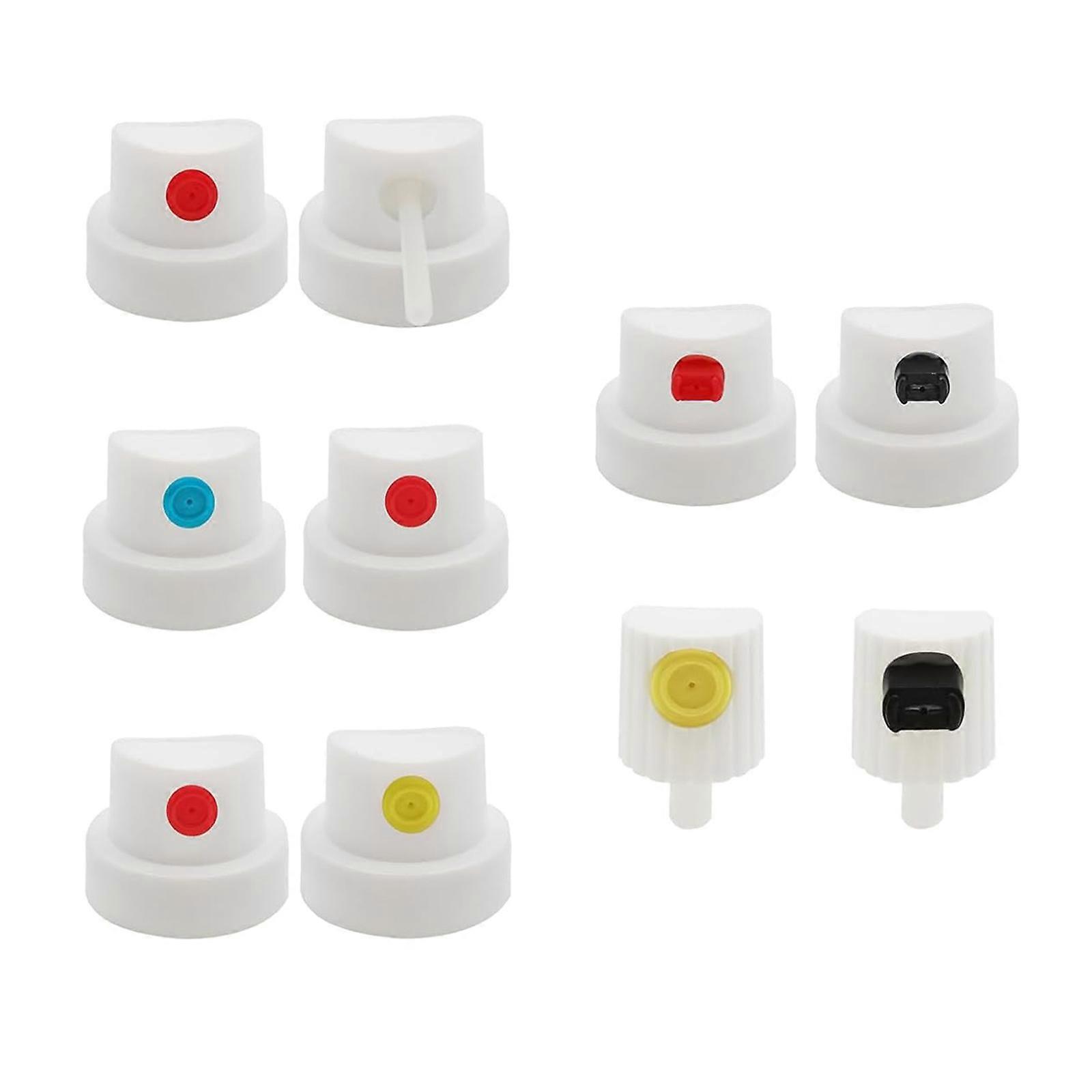 Set Of 10 High Density Polyethylene Sprayer Paint Caps With Accuracy Nozzle Design Sturdy Sprayer Bottle Nozzle Tip
