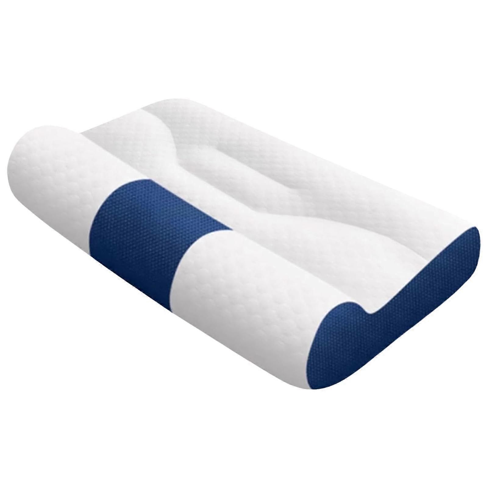 Contour Pillow for Sleeping, Adjustable Cervical Neck Pillow, Orthopedic Support for Back and Side Sleepers, Ergonomic Design