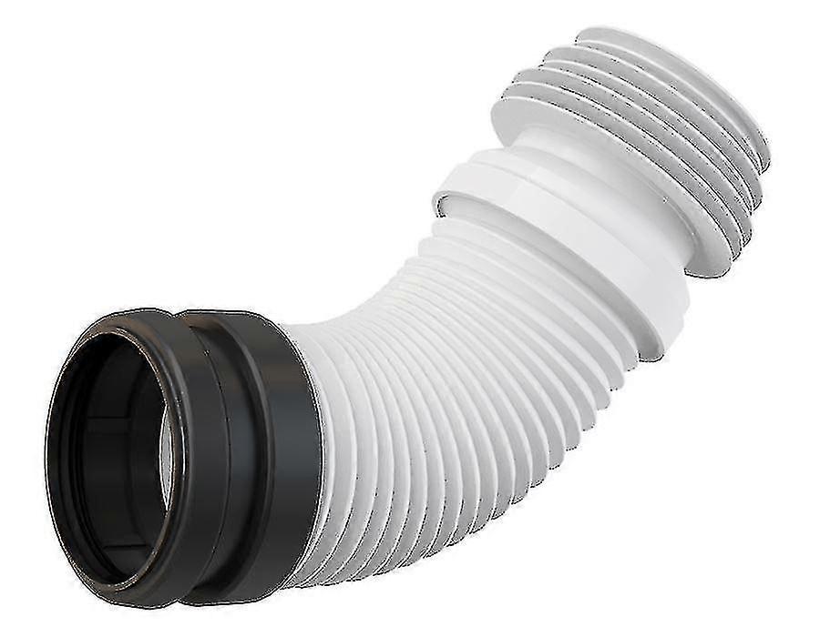 Universal Range Flexi plast fleksibel Wc toalett albue avfallskontakt 90/110mm