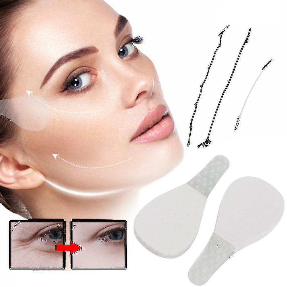 Invisible Face Lift Stickers Set Instant Face Lift Tape Elasticity Neck Eye Lift Patch