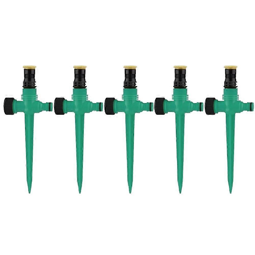 Plant Garden Vegetable Garden Adjustable Pin Sprinkler for Atomization, Buried Ground Plug, Green Color, 360-Degree Rotation