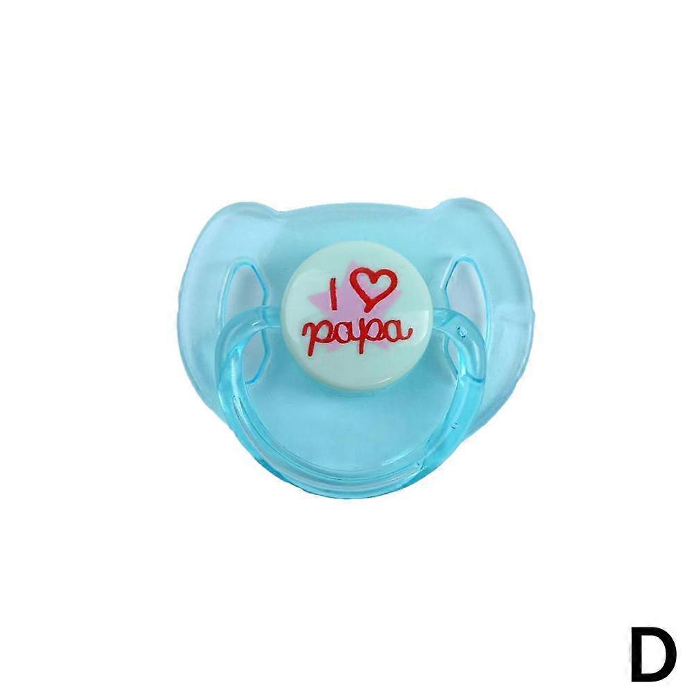 Green(D)$ Simulation baby doll accessories magnet pacifier