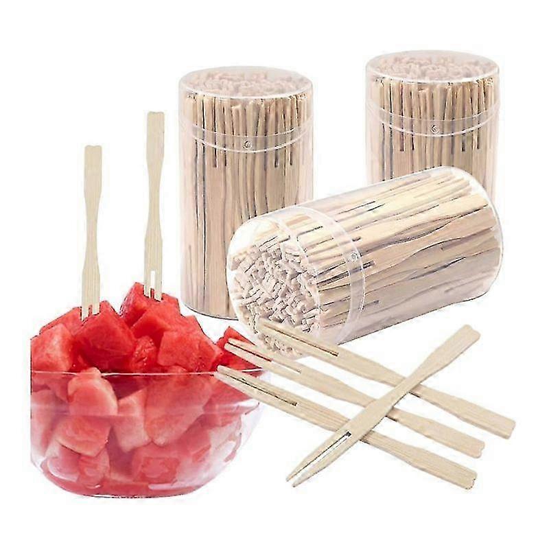 Mini Appetizer Forks Mini Forks for Appetizers Small Dessert Forks Wooden Forks for Fruit