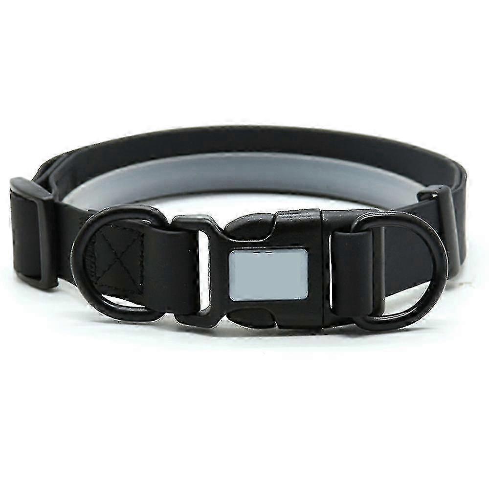 Collar de perro ajustable reflectante antiolor impermeable para mascotas
