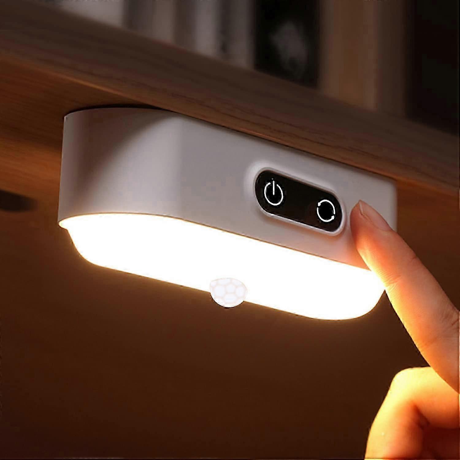 Wireless Rechargeable LED Desk Lamp, Touch Dimmer, 5 Modes, Magnetic Base
