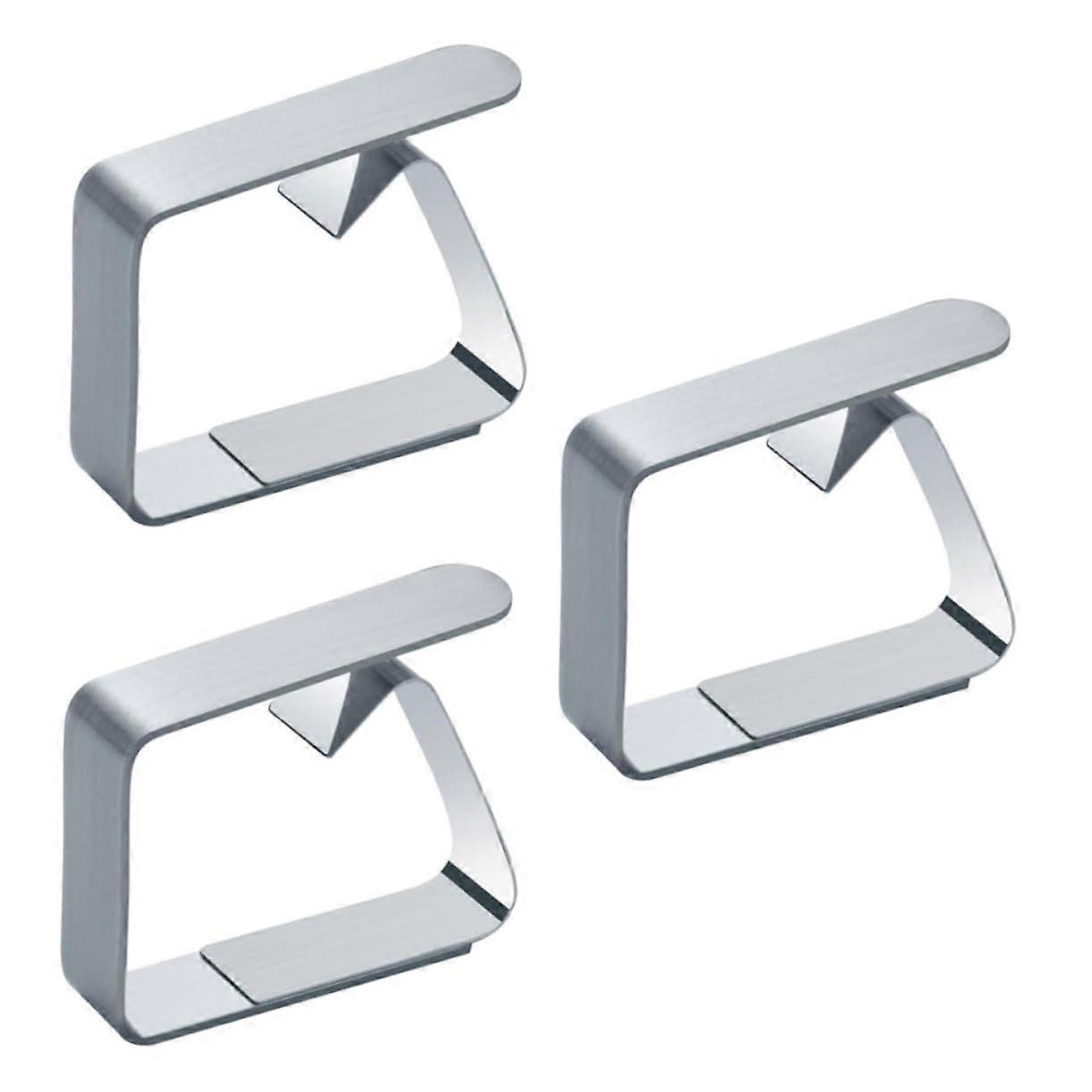 Adjustable Tablecloth Clips Set of 3 Non-Design Table Cover Holders for Hotel Buffet Use, Durable and Secure Fasteners