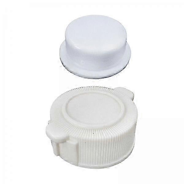 2x Pool Drain Plug Cap Set - Durable Replacement Parts for Valve & Screw Cap - Models 10043 & 10044