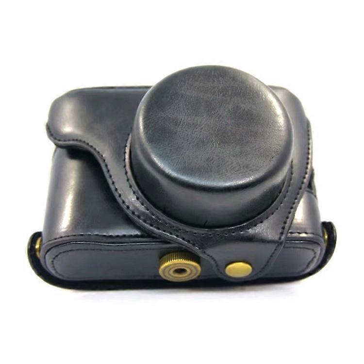 PU Leather Camera Protective Case + Strap for Fuji X100 / X100F / X100S Digital Cameras