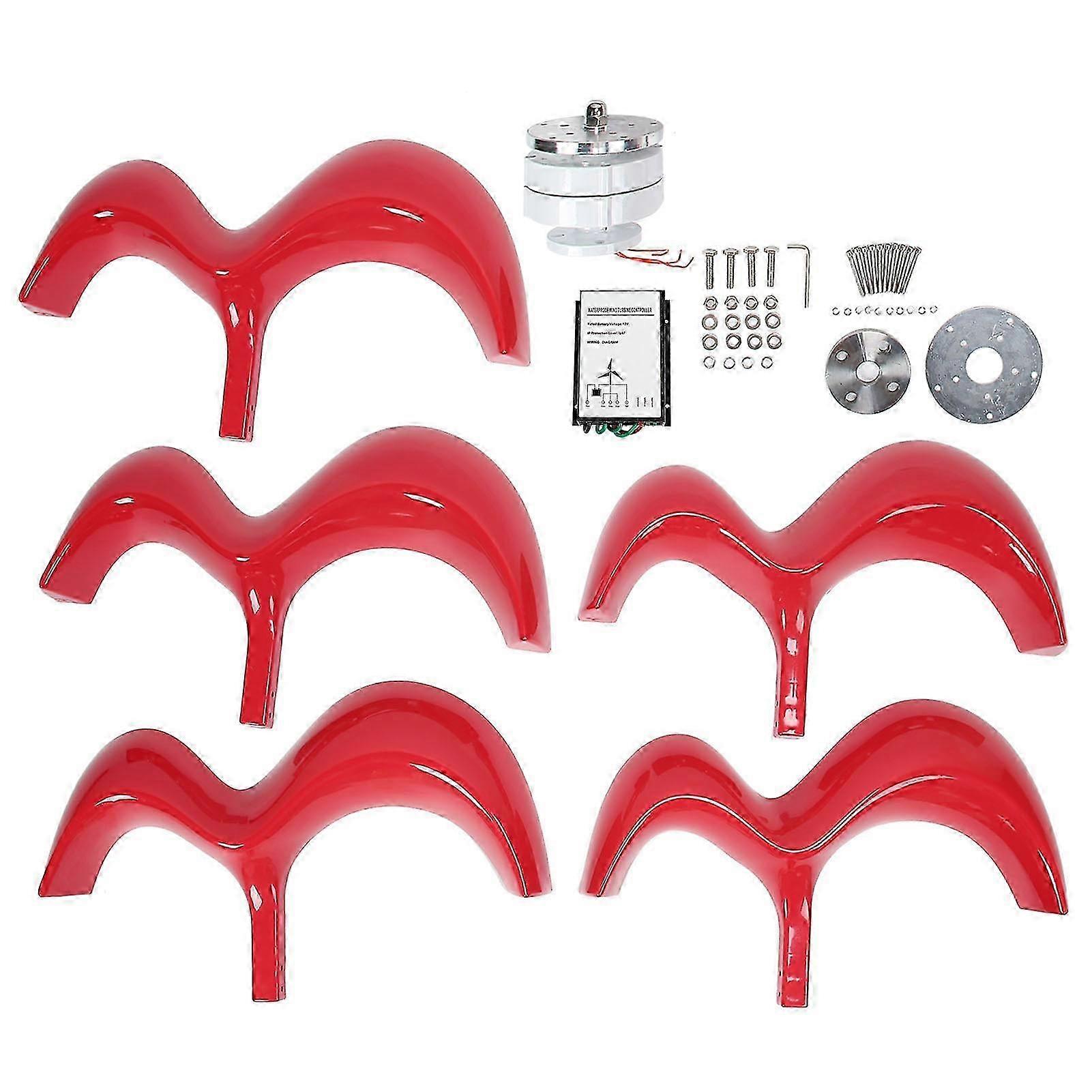 Wind Turbine Power Generator Kit 5 Blade 400w For Home Boat Marine Dthl400wred(12v )