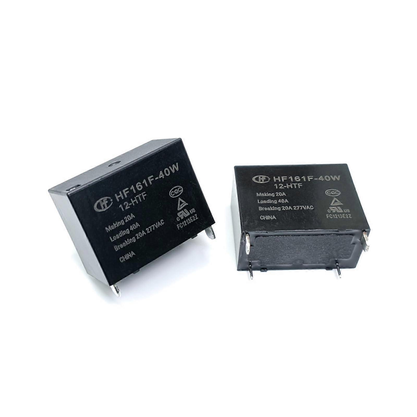 Power Relay HF161F-40W/12-HTF Normally Open 4 Form A 43A 12V Coil